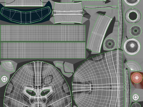 Casco per armatura atomica Modello 3D