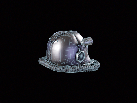 Casco per armatura atomica Modello 3D