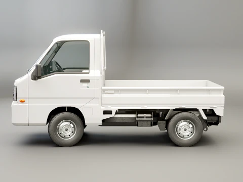 Subaru Sambar 2011 Kei Truck 3D Model