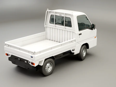 Subaru Sambar 2011 Kei Truck 3D Model