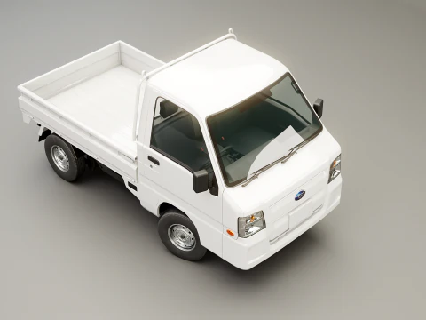 Subaru Sambar 2011 Kei Truck 3D Model