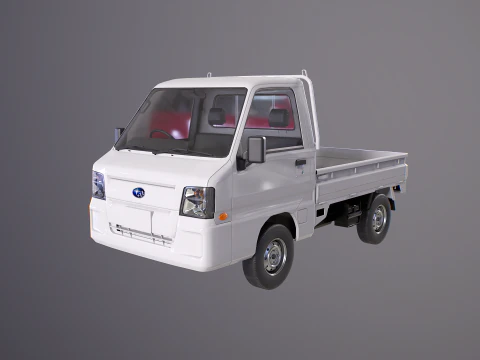 Subaru Sambar 2011 Kei Truck 3D Model