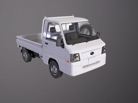 Subaru Sambar 2011 Kei Truck 3D Model