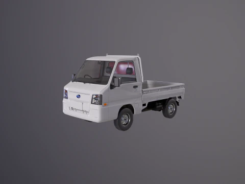Subaru Sambar 2011 Kei Truck 3D Model