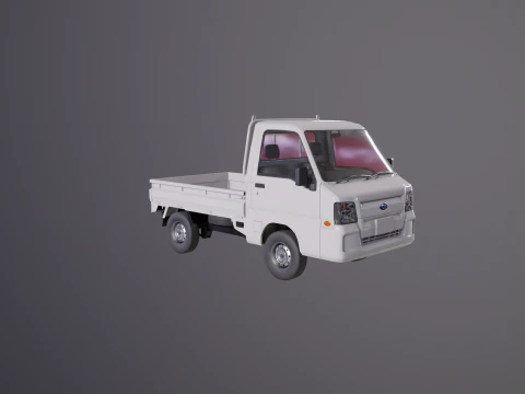 Subaru Sambar 2011 Kei Truck 3D Model