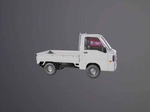 Subaru Sambar 2011 Kei Truck 3D Model