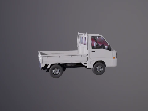 Subaru Sambar 2011 Kei Truck 3D Model