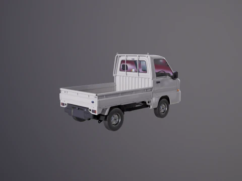 Subaru Sambar 2011 Kei Truck 3D Model