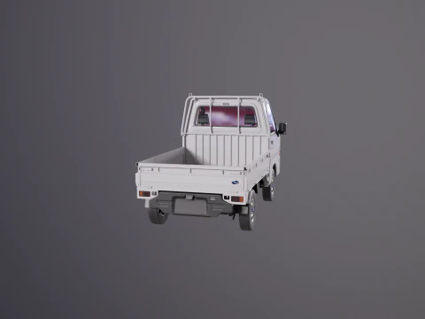 Subaru Sambar 2011 Kei Truck 3D Model