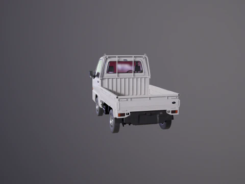 Subaru Sambar 2011 Kei Truck 3D Model