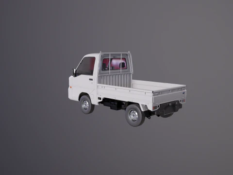 Subaru Sambar 2011 Kei Truck 3D Model