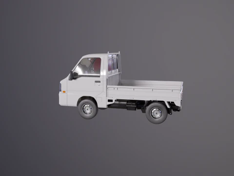 Subaru Sambar 2011 Kei Truck 3D Model
