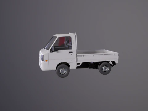 Subaru Sambar 2011 Kei Truck 3D Model