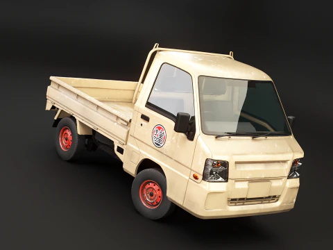 Subaru Sambar 2011 Kei Truck usato Modello 3D