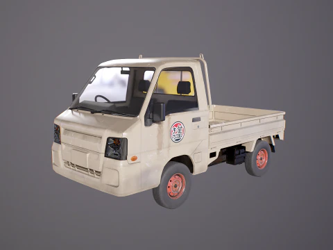 Subaru Sambar 2011 Kei Truck usato Modello 3D