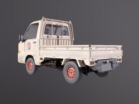 Subaru Sambar 2011 Kei Truck usato Modello 3D