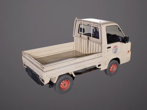 Subaru Sambar 2011 Kei Truck usato Modello 3D