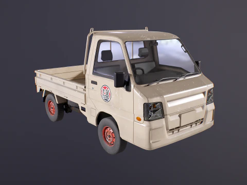 Subaru Sambar 2011 Kei Truck usato Modello 3D