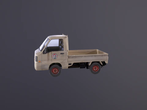 Subaru Sambar 2011 Kei Truck usato Modello 3D