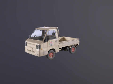 Subaru Sambar 2011 Kei Truck usato Modello 3D