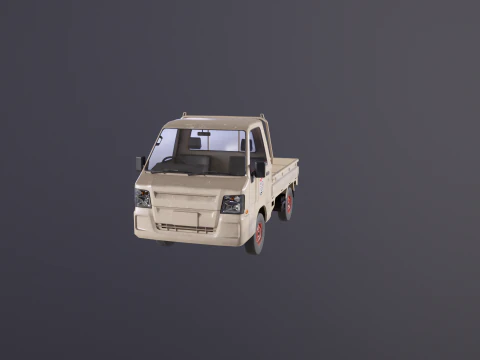 Subaru Sambar 2011 Kei Truck usato Modello 3D