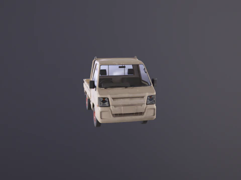 Subaru Sambar 2011 Kei Truck usato Modello 3D