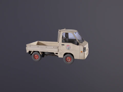 Subaru Sambar 2011 Kei Truck usato Modello 3D