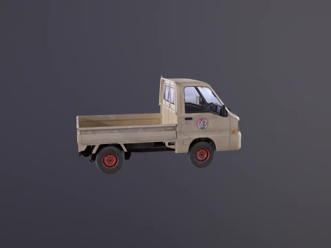 Subaru Sambar 2011 Kei Truck usato Modello 3D