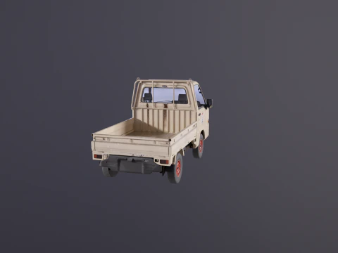 Subaru Sambar 2011 Kei Truck usato Modello 3D