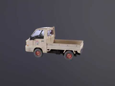 Subaru Sambar 2011 Kei Truck usato Modello 3D