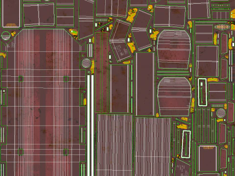 Vagone ferroviario per carichi sfusi Tadds arrugginito Modello 3D