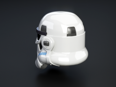 Stormtrooper witte helm 3D Model