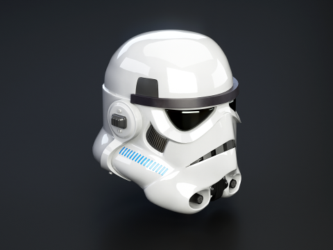 Stormtrooper witte helm 3D Model