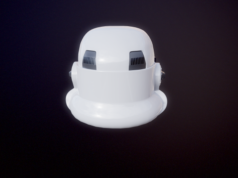 Stormtrooper witte helm 3D Model