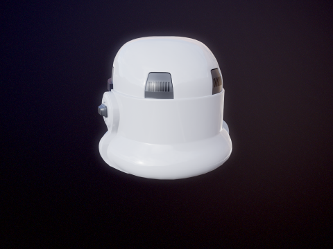 Stormtrooper witte helm 3D Model