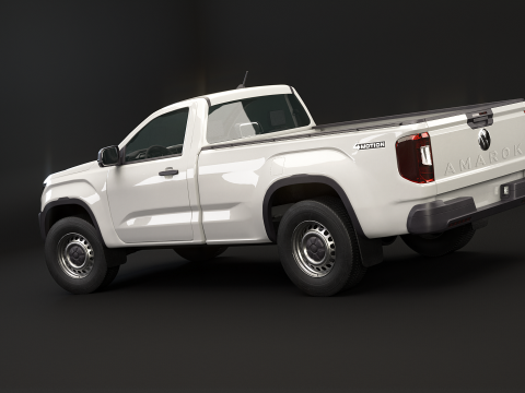 VW Amarok 2024 Base Single Cab 3D Model