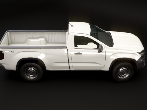 VW Amarok 2024 Base Single Cab 3D Model