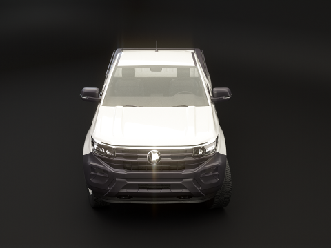 VW Amarok 2024 Base Single Cab 3D Model