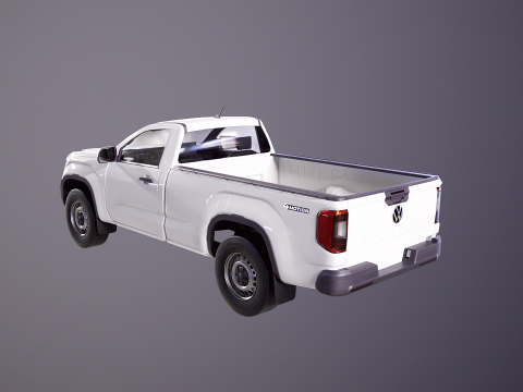VW Amarok 2024 Base Single Cab 3D Model