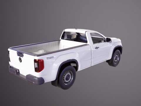 VW Amarok 2024 Base Single Cab 3D Model
