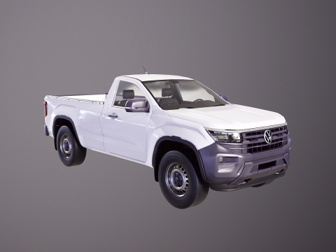 VW Amarok 2024 Base Single Cab 3D Model