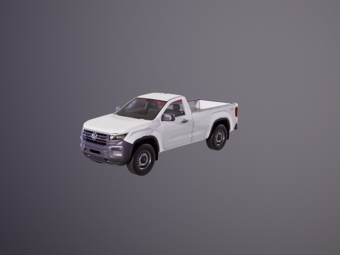 VW Amarok 2024 Base Single Cab 3D Model