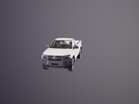 VW Amarok 2024 Base Single Cab 3D Model