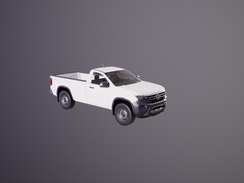 VW Amarok 2024 Base Single Cab 3D Model