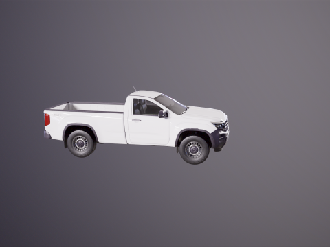 VW Amarok 2024 Base Single Cab 3D Model