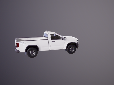 VW Amarok 2024 Base Single Cab 3D Model