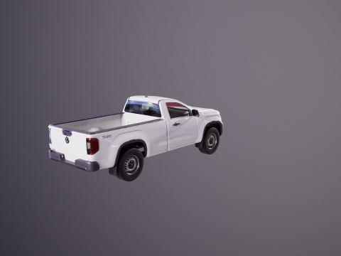 VW Amarok 2024 Base Single Cab 3D Model