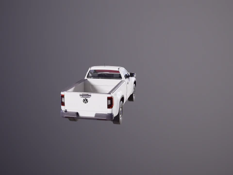 VW Amarok 2024 Base Single Cab 3D Model