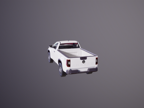 VW Amarok 2024 Base Single Cab 3D Model