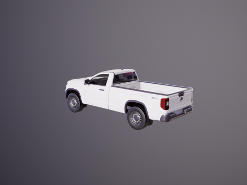 VW Amarok 2024 Base Single Cab 3D Model
